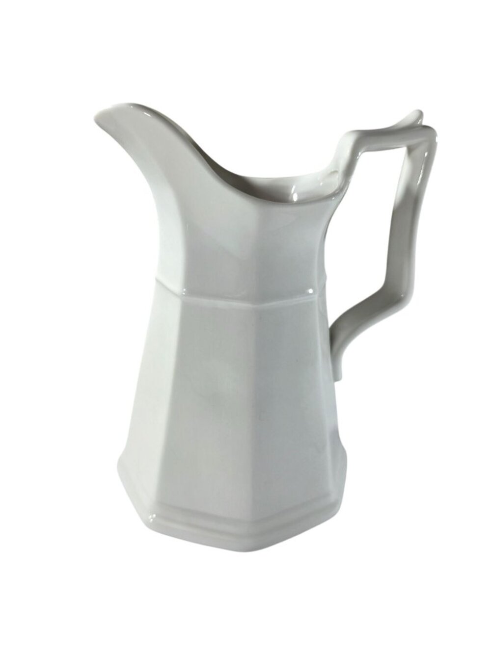 White Pitcher By Peppertree Tabletops Fine Porcelain modern contemporary neutral